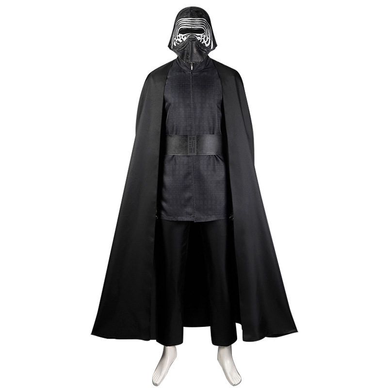 Black Face Mask Pack - New Men Jedi Cosplay Halloween Costume