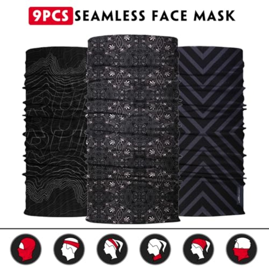 Neck Gaiter for Men Women Head - مراجعة Neck Gaiter Face Cover وسعره