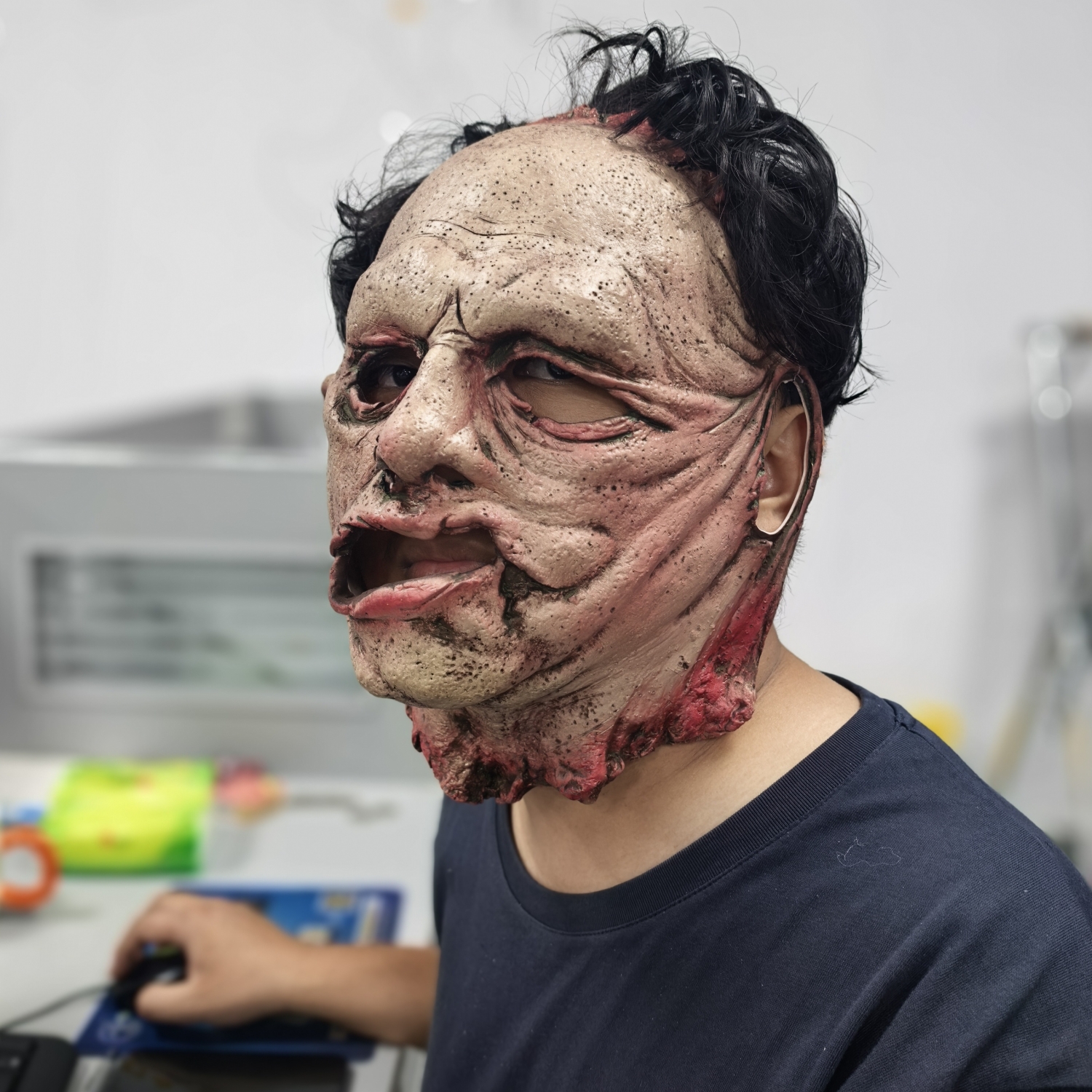 Half Face Skinned Rubber Blood - مراجعة Respirator Half Face وسعره