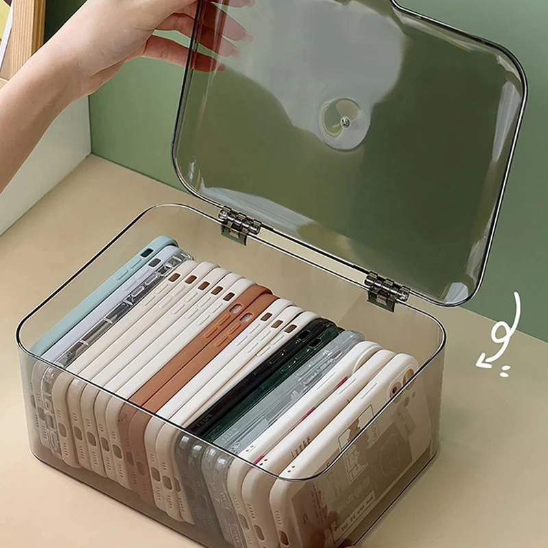 Acrylic Sundries Storage Baske - مراجعة Face Mask Storage Box وسعره