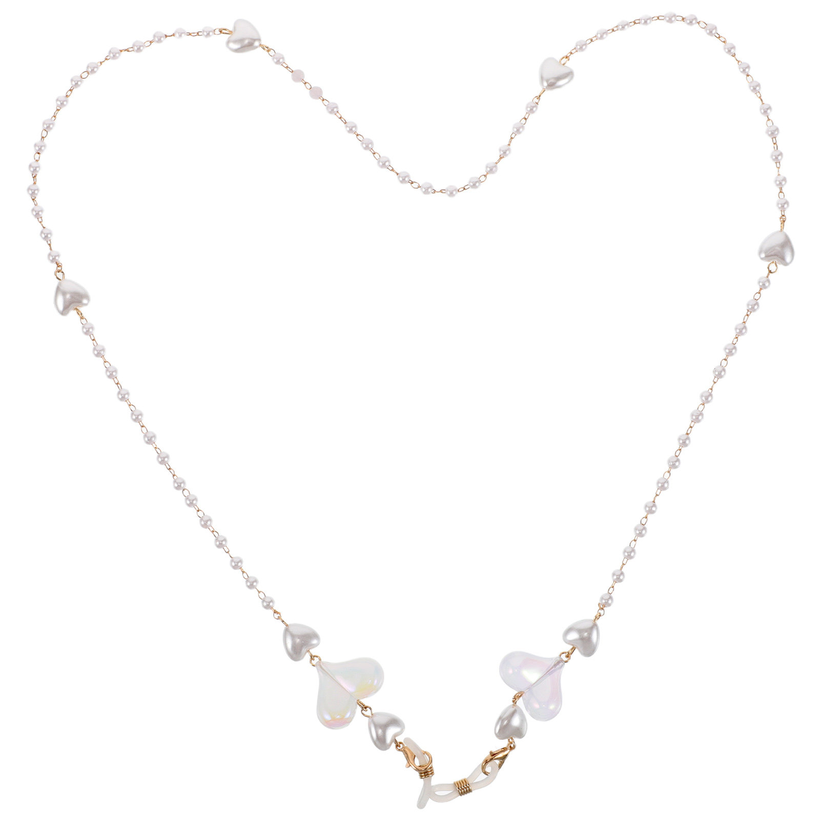 Peach Heart Mask Chain Stylish - مراجعة Mask Chain Holder وسعره