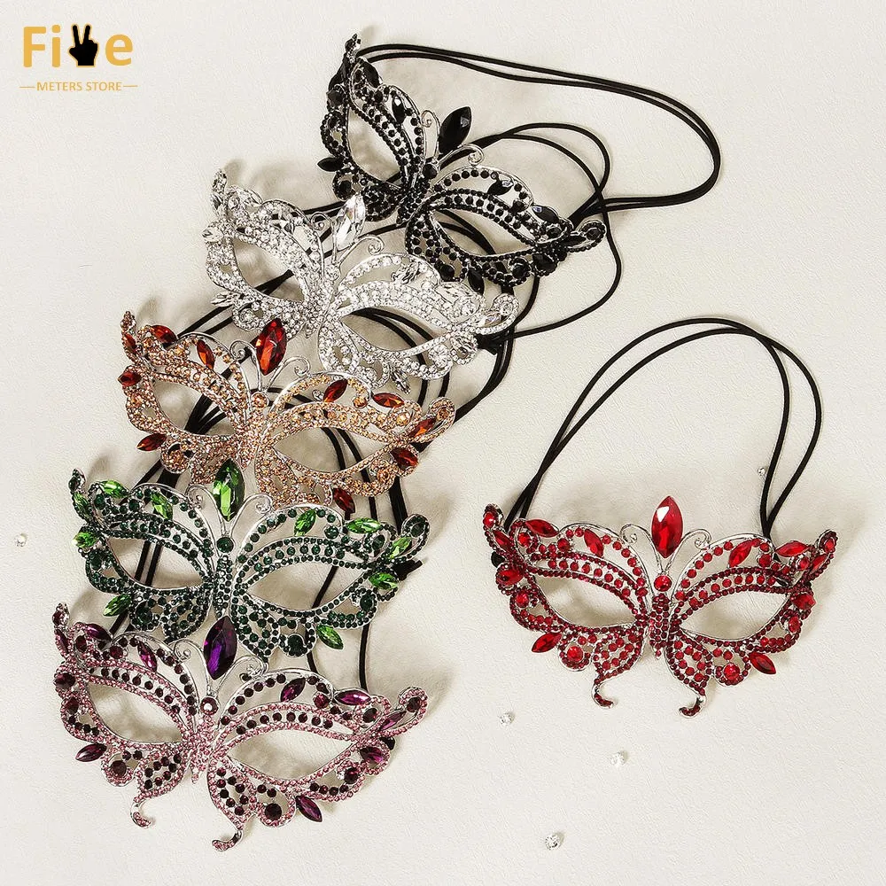 1pc Sexy Women Queen Glitter R - مراجعة Respirator Half Face وسعره