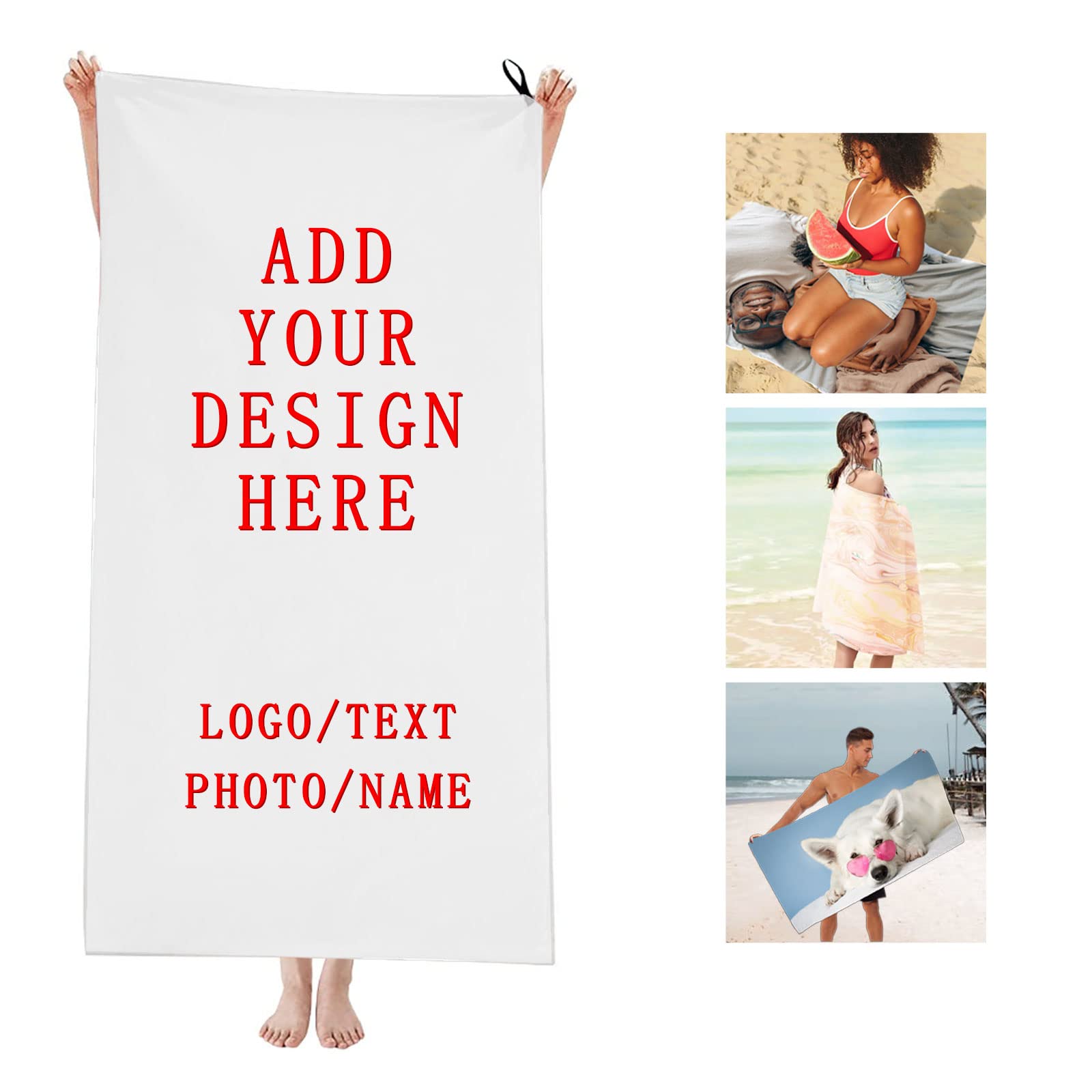 Custom Beach Towels with Your  - مراجعة Cloth Face Mask Washable وسعره