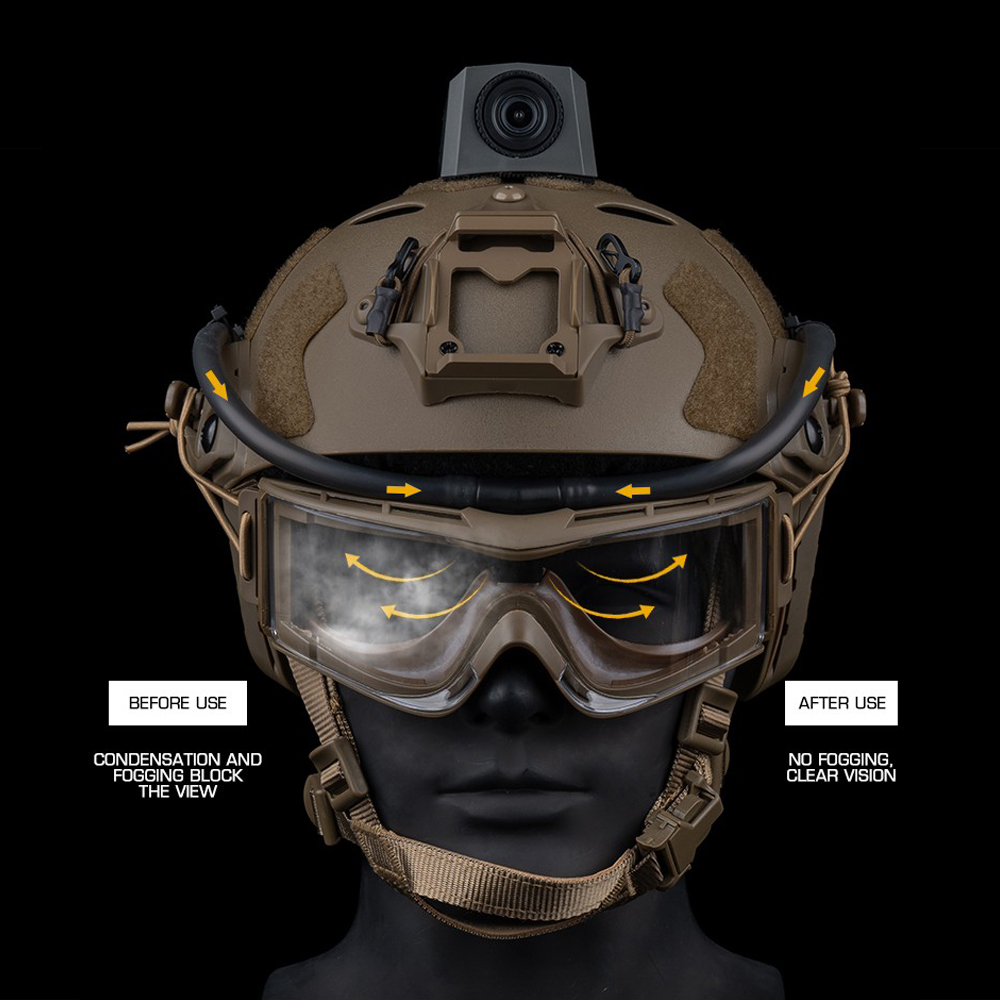 Tactical Goggles Defogger Defo - مراجعة Anti Pollution Mask وسعره