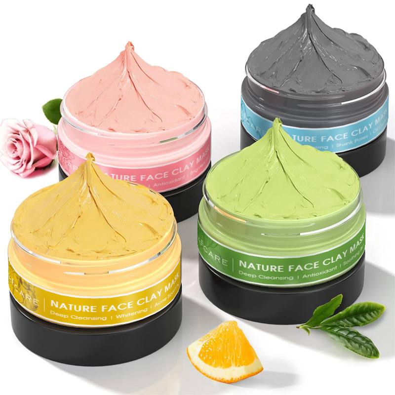 4 Pcs Clay Facial Mask Set Tur - مراجعة Dust Mask Construction وسعره