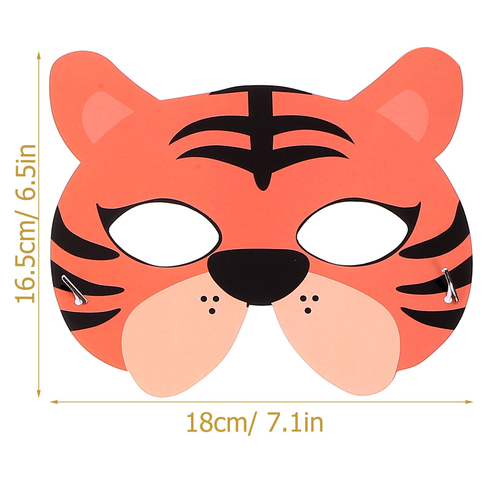 16Pcs Animal Paper Masks for K - مراجعة Kids Face Mask وسعره