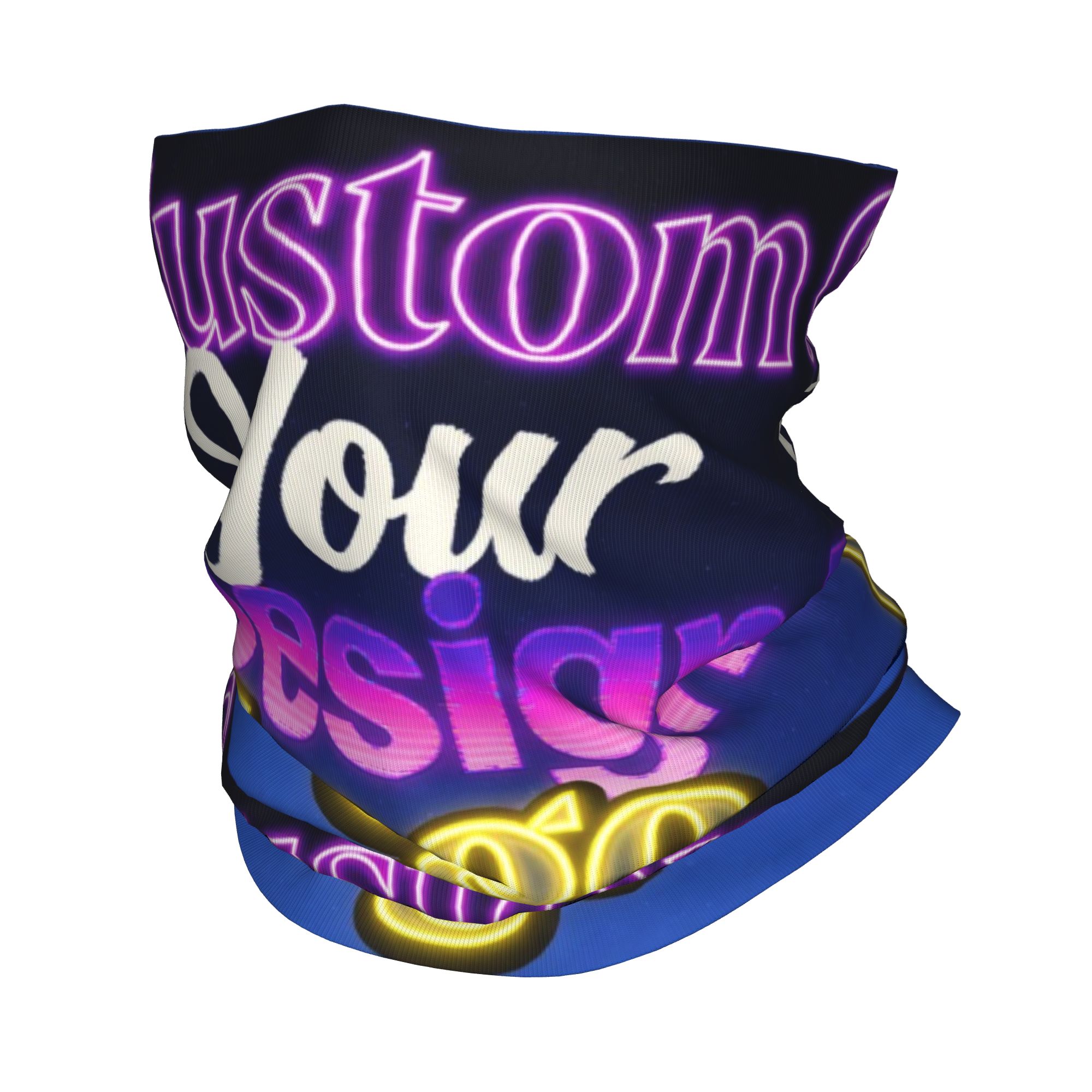 Custom Custom Your Design Logo - مراجعة Neck Gaiter Face Cover وسعره