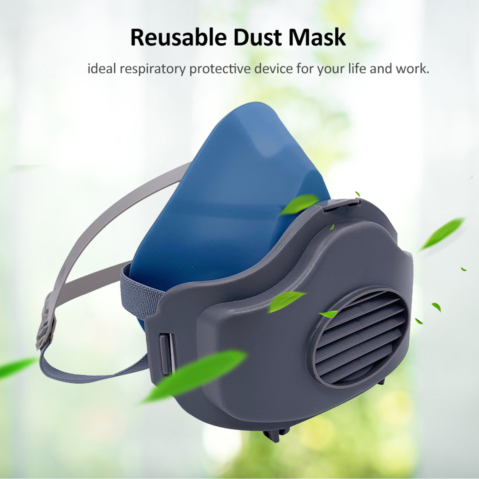 3200 Dust Mask Reusable Half F - مراجعة Kn95 Respirator Mask وسعره