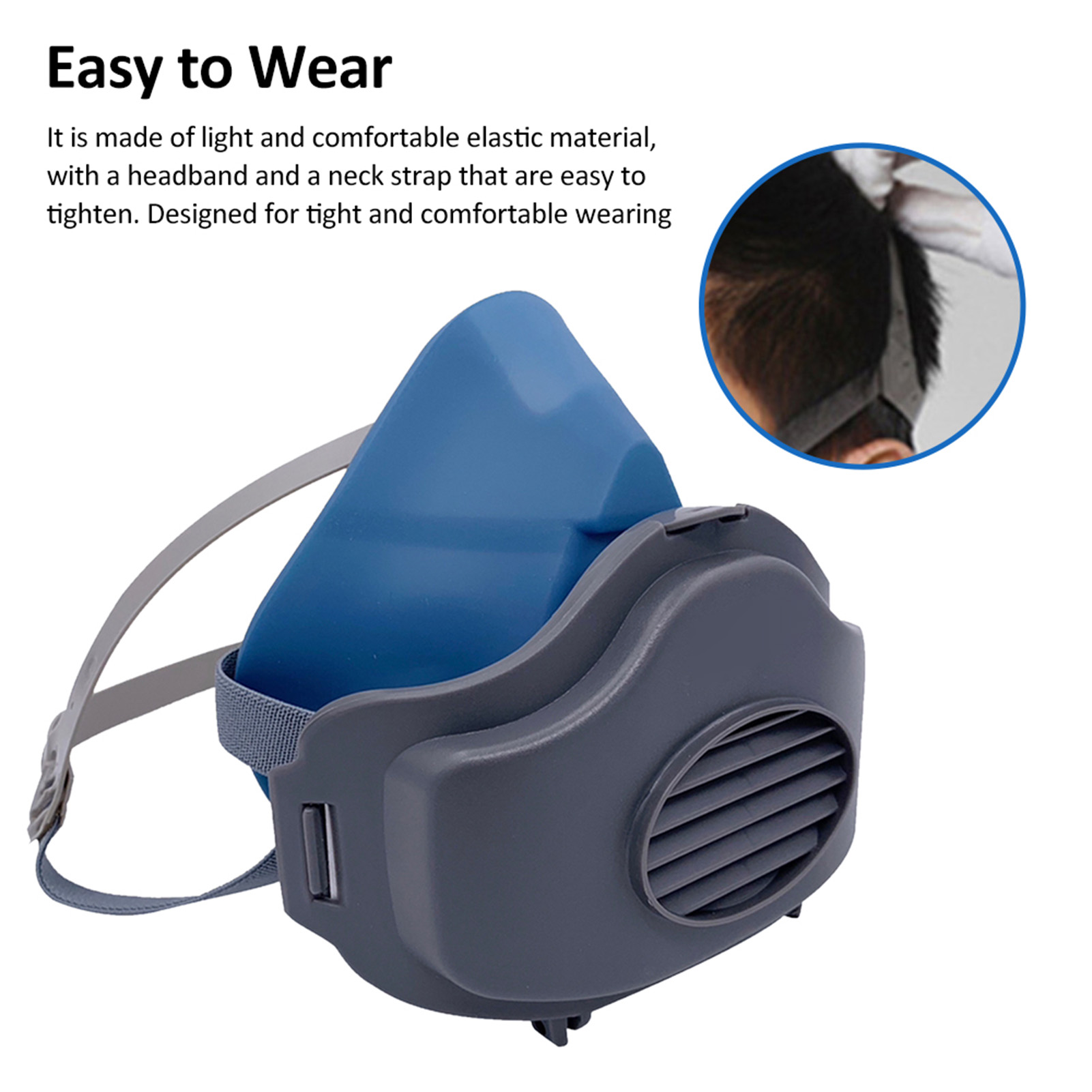 3200 Dust Mask Reusable Half F - مراجعة Kn95 Respirator Mask وسعره
