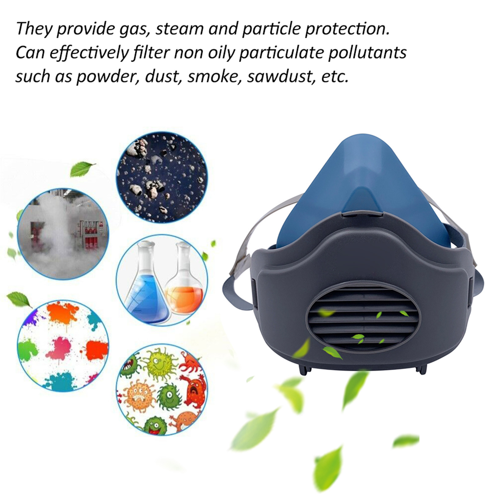 3200 Dust Mask Reusable Half F - مراجعة Kn95 Respirator Mask وسعره