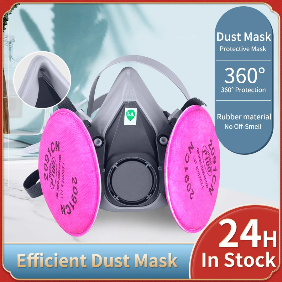 Protective Mask Dust Mask Spra - مراجعة Dust Mask Construction وسعره