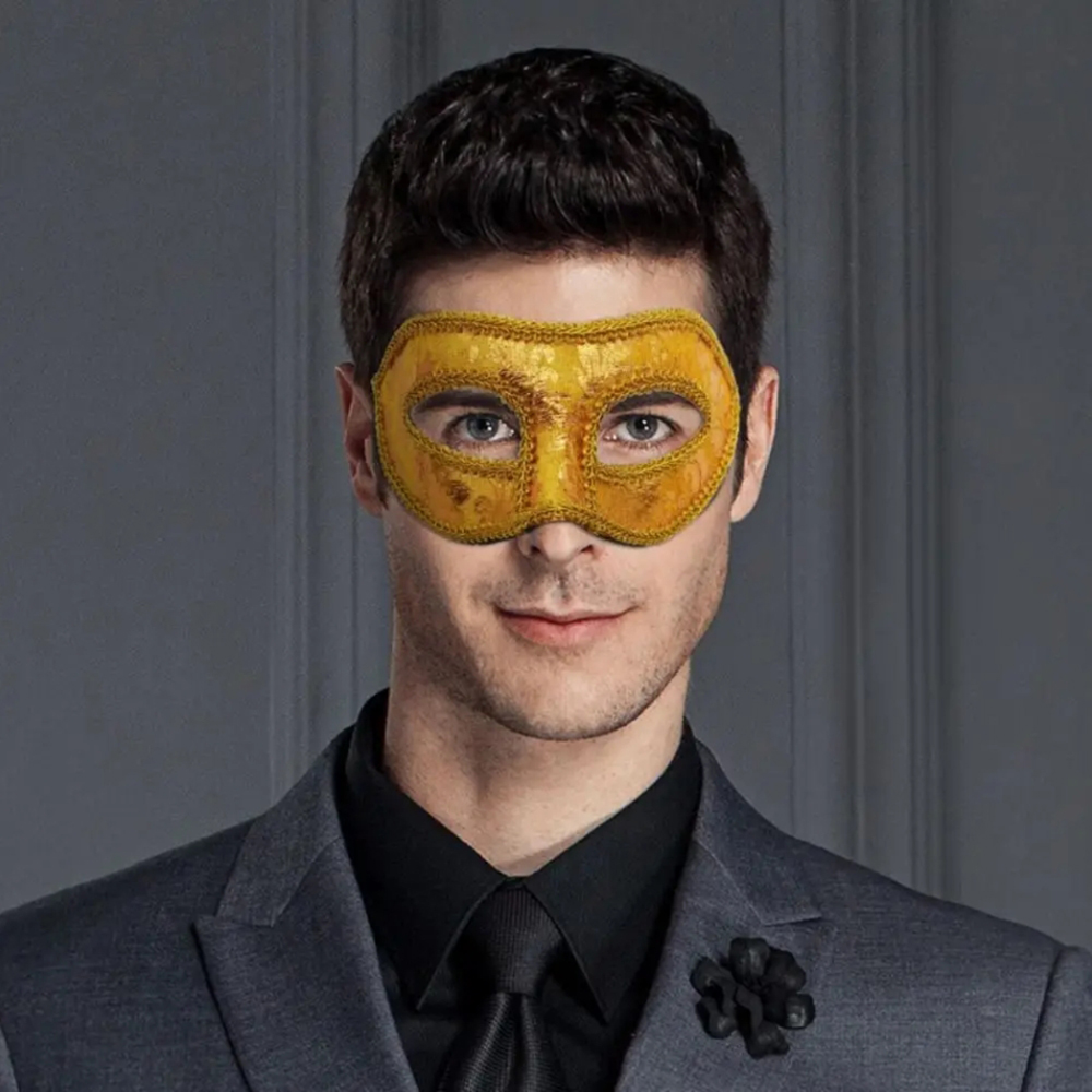 Men Mardi Gras Carnival Mask V - مراجعة Respirator Half Face وسعره
