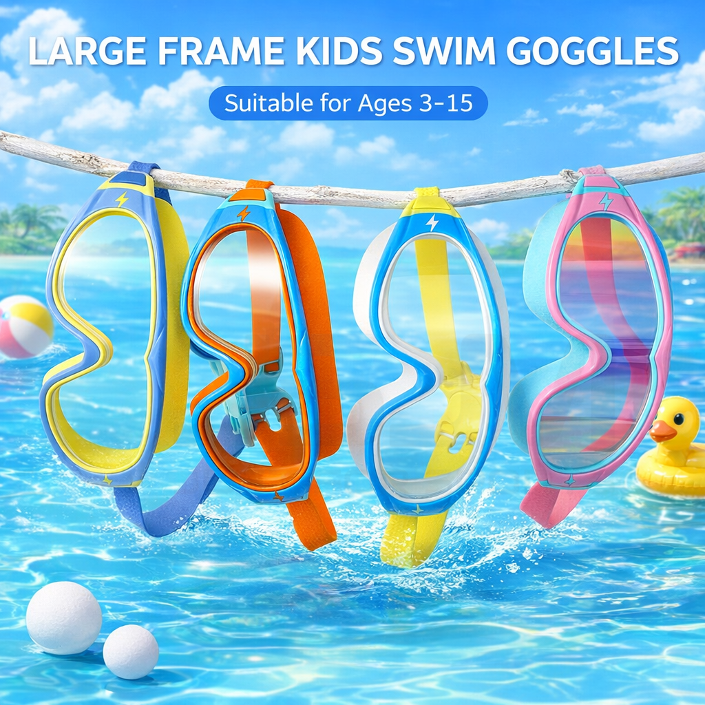 JSJM Kids Swimming Goggles Big - مراجعة Anti Pollution Mask وسعره