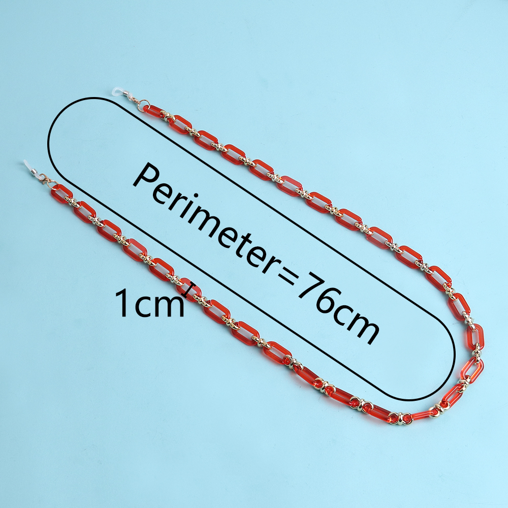 Colorful Transparent Link Acry - مراجعة Mask Chain Holder وسعره