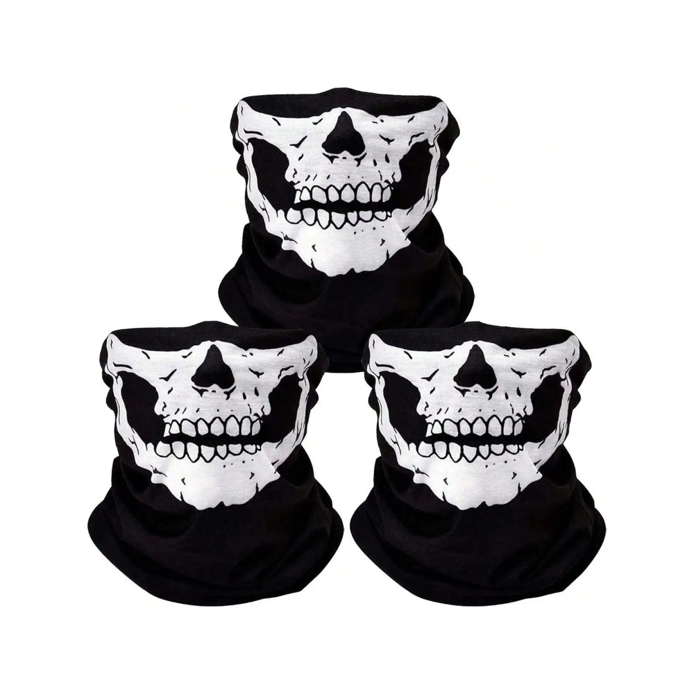 10pcs Skull Seamless Windproof - مراجعة Sports Mask Breathable وسعره