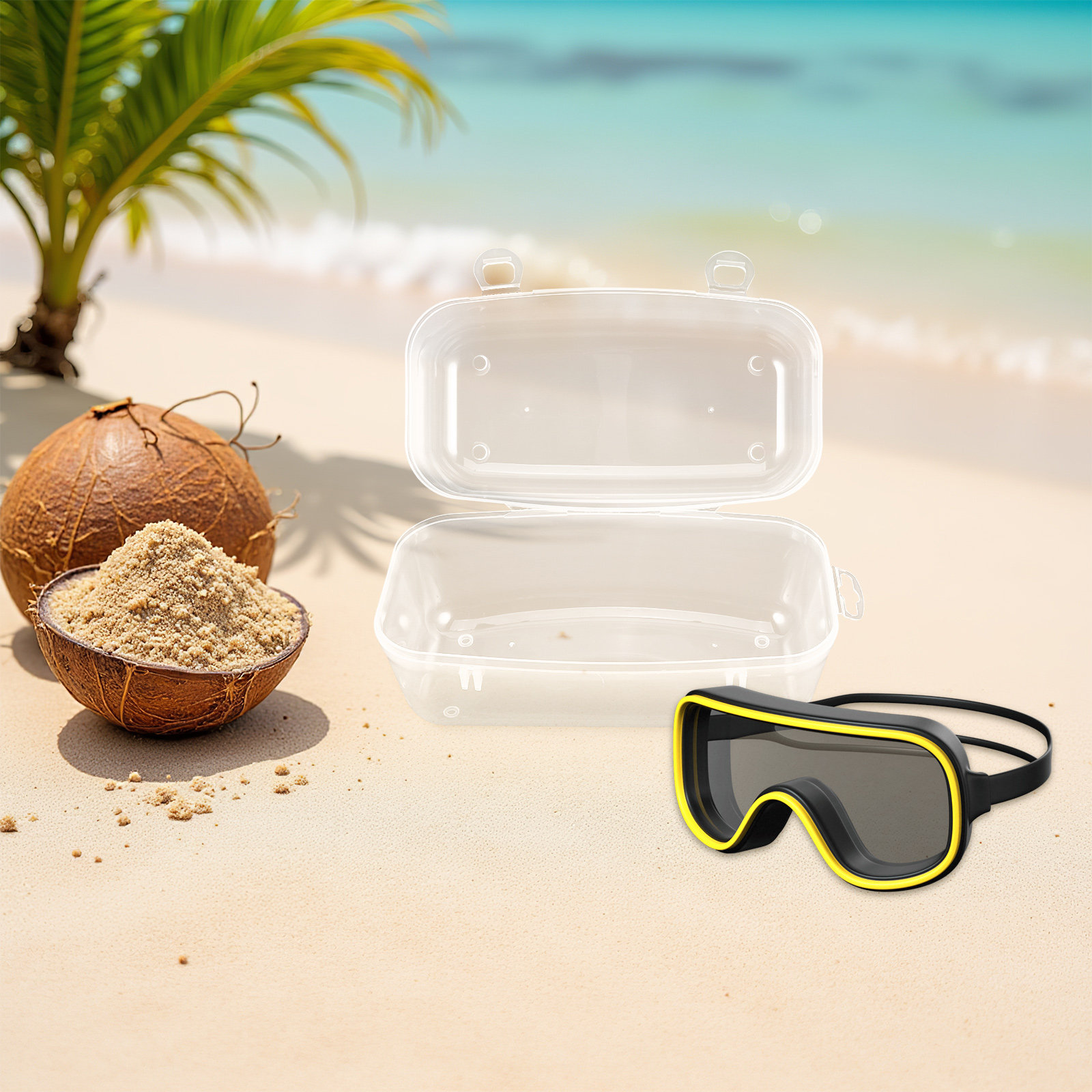 Hard Shell Diving Masks Case W - مراجعة Mask Case Hard Shell وسعره