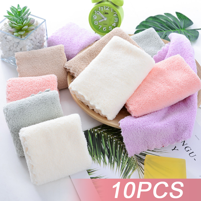 10Pcs Thickened Microfiber Hig - مراجعة Cloth Face Mask Washable وسعره