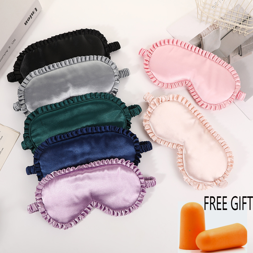 1pcs Premium Silk Eye Mask wit - مراجعة Mask Lanyard Adjustable وسعره