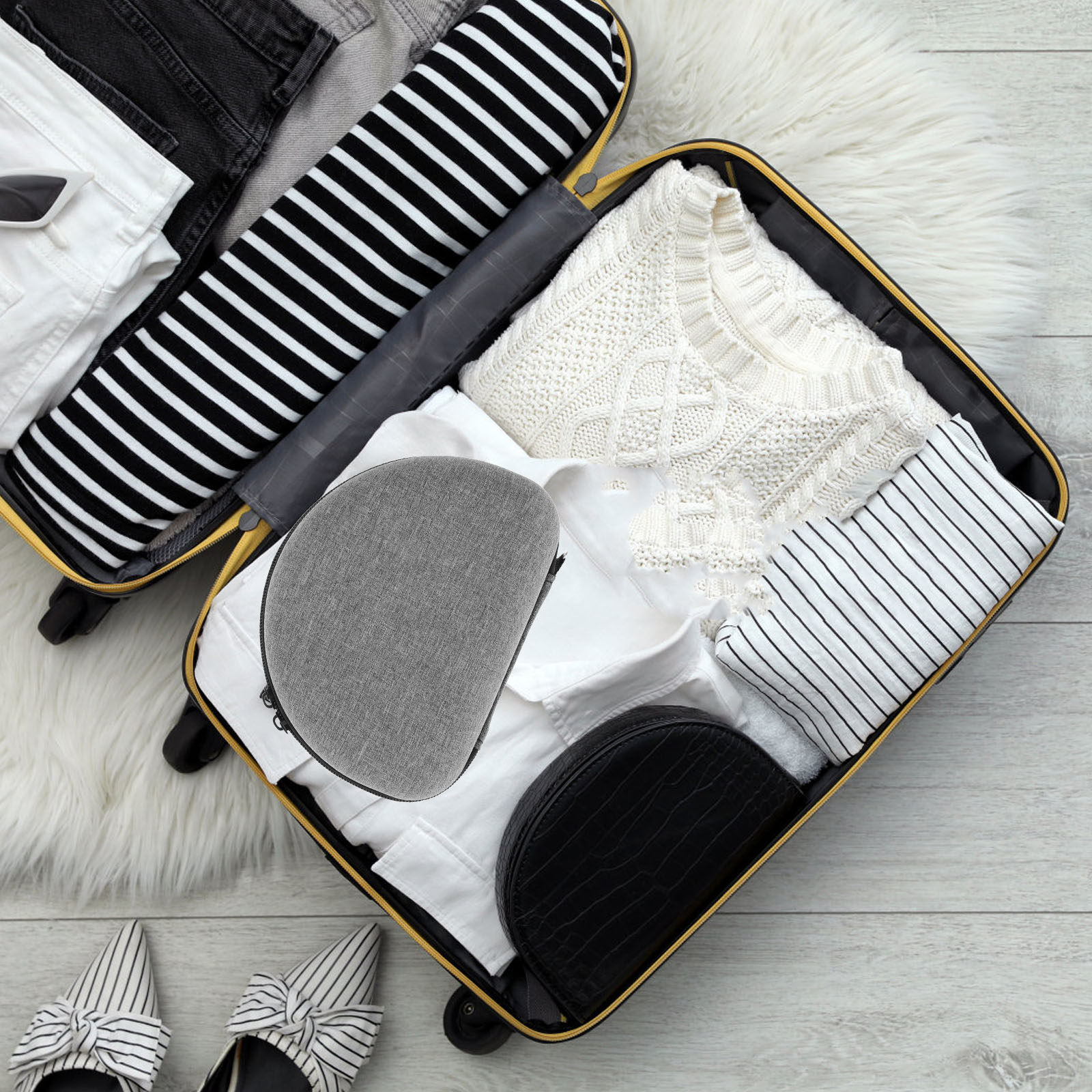 Portable Case Hard Shell Full  - مراجعة Mask Case Hard Shell وسعره