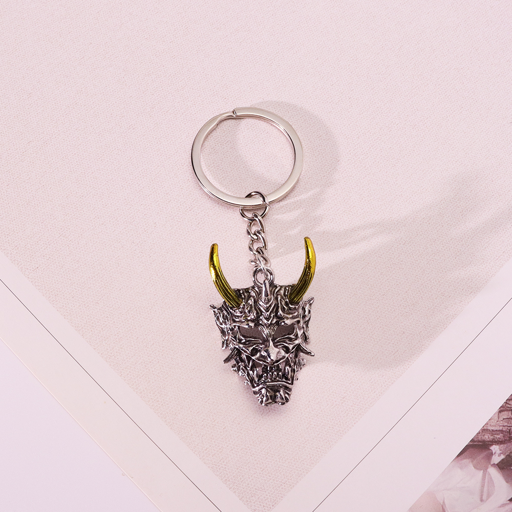 1 piece samurai keychain Japan - مراجعة Mask Chain Holder وسعره