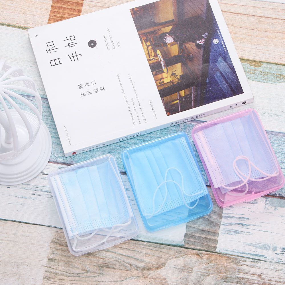 Protection Rectangle Container - مراجعة Face Mask Storage Box وسعره