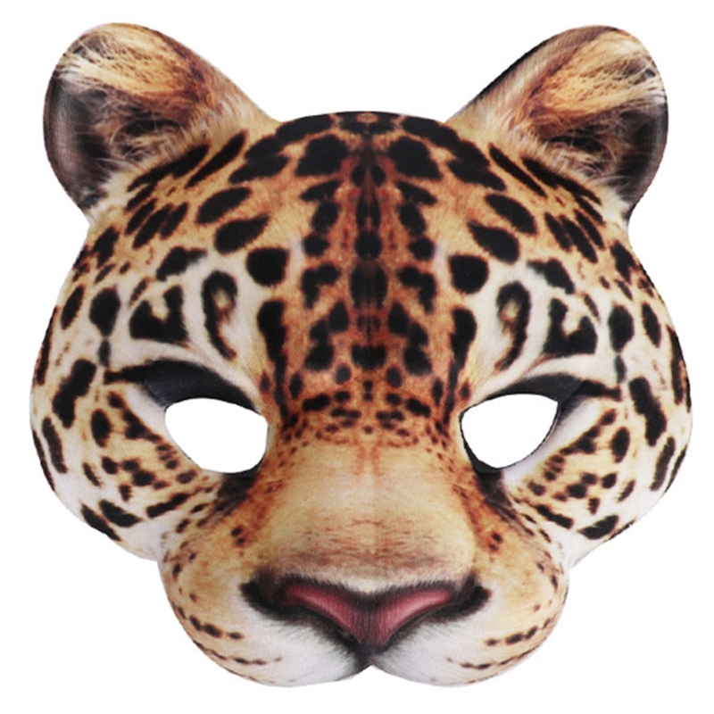 Leopard Mask Party Mask Dress  - مراجعة Respirator Half Face وسعره