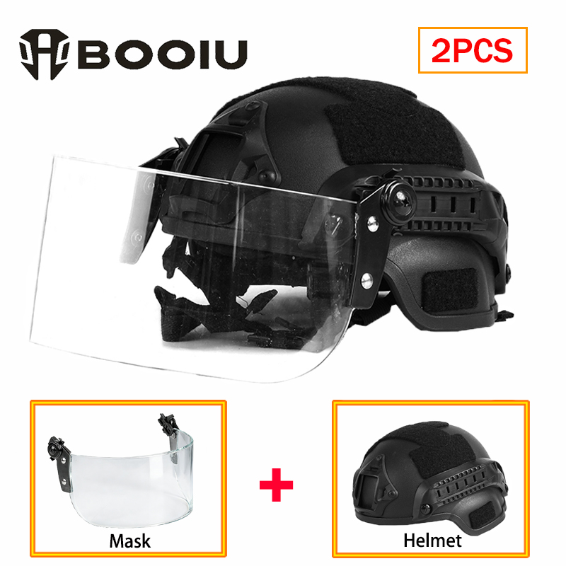 BOOIU New Tactical Helmet Face - مراجعة Kids Face Mask وسعره
