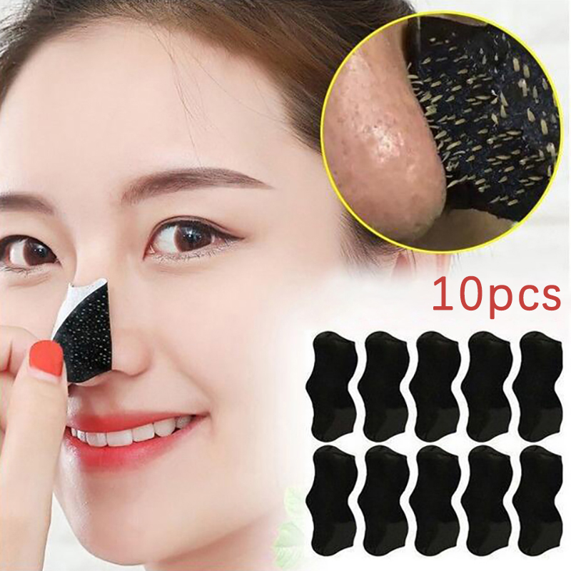 10Pcs Unisex Blackhead Remove  - مراجعة Black Face Mask Pack وسعره