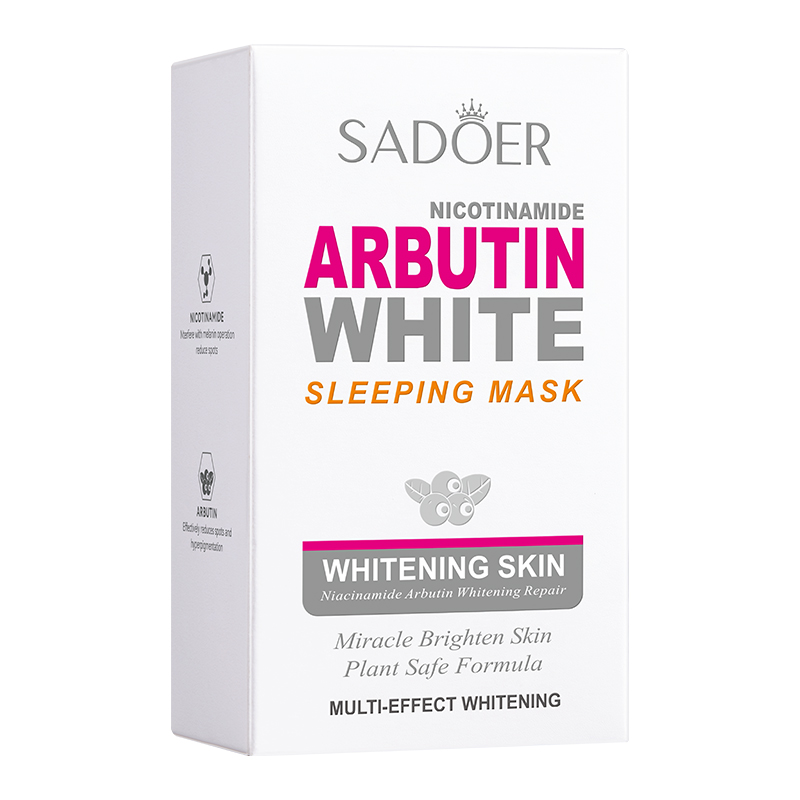 20pcs/box SADOER Arbutin Sleep - مراجعة Face Mask Storage Box وسعره