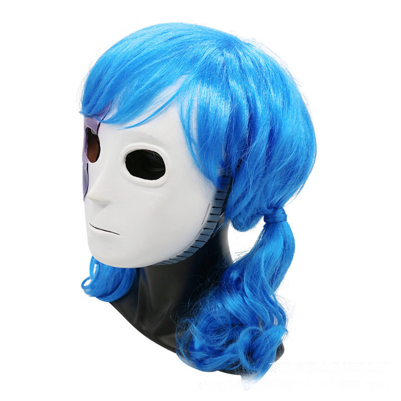 Hot  Anime Game Sally Face Cos - مراجعة Black Face Mask Pack وسعره