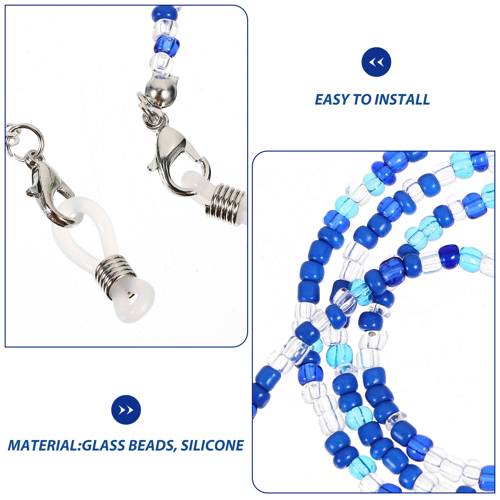 5Pcs Glasses Chain for Women B - مراجعة Mask Chain Holder وسعره