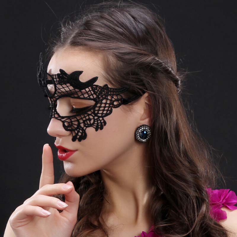 Sexy Women Lace Hollow Masquer - مراجعة Respirator Half Face وسعره
