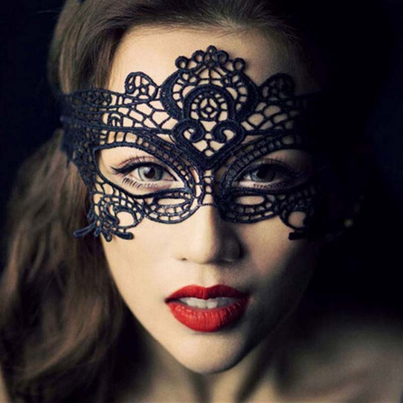 Sexy Women Lace Hollow Masquer - مراجعة Respirator Half Face وسعره
