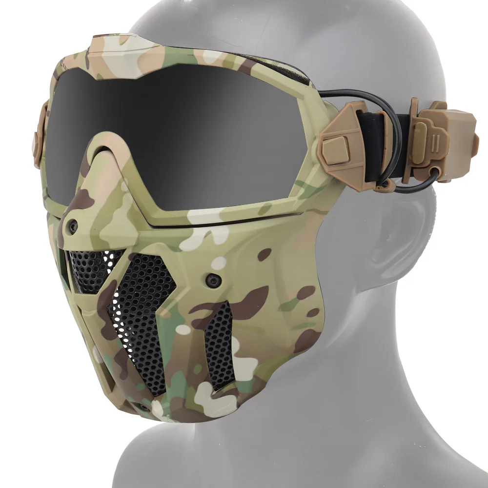 Tactical Airsoft Paintball Fac - مراجعة Anti Pollution Mask وسعره