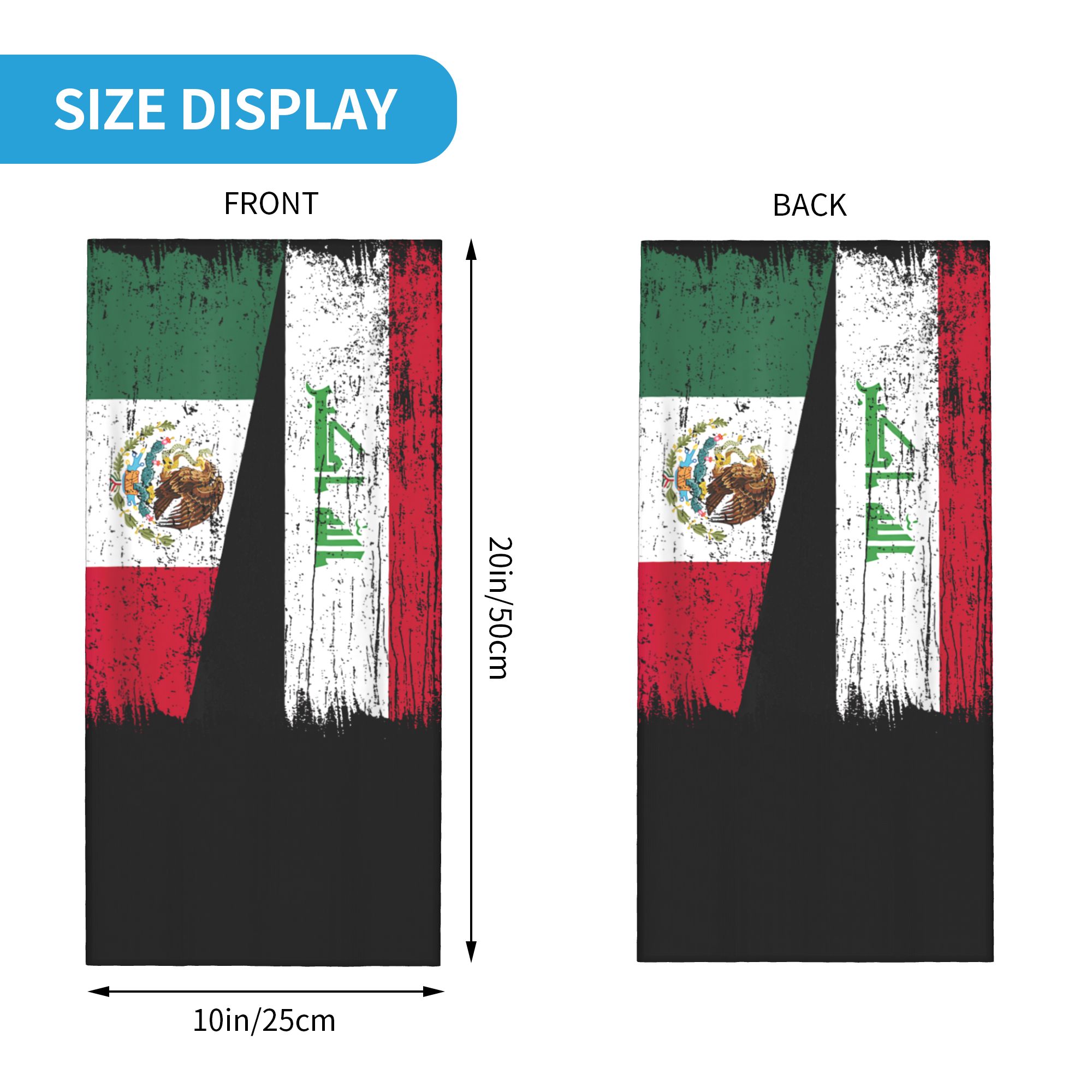 Iraq Flag Merchandise Bandana  - مراجعة Sports Mask Breathable وسعره