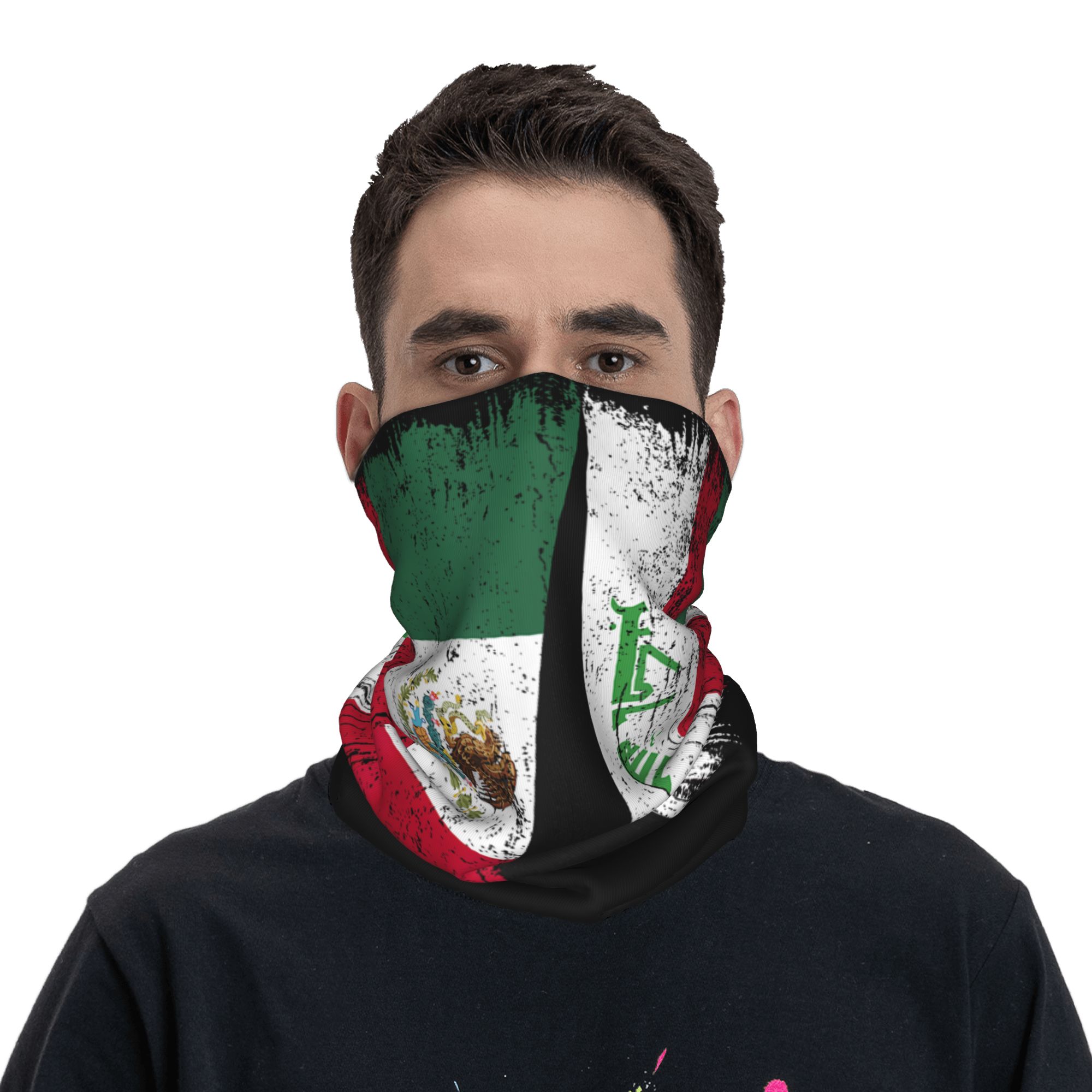 Iraq Flag Merchandise Bandana  - مراجعة Sports Mask Breathable وسعره