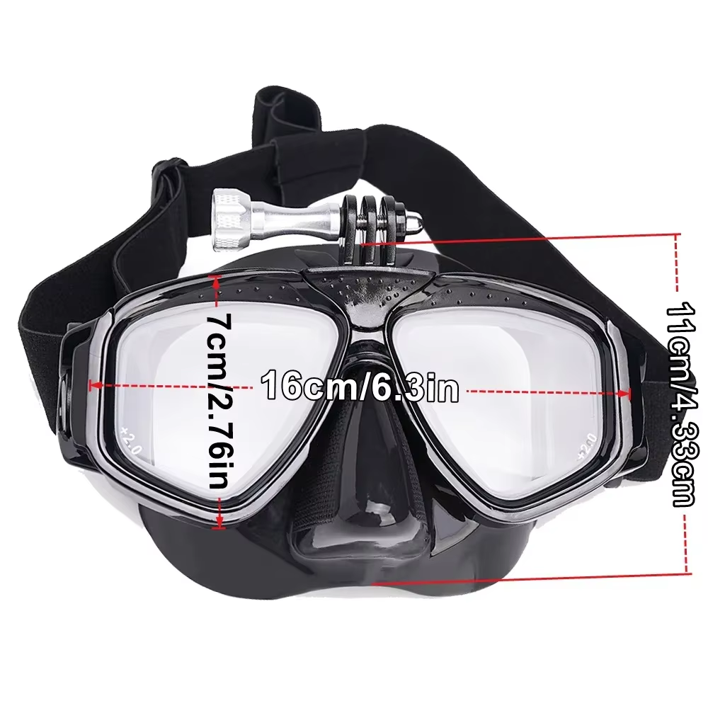 Scuba Diving Mask with Camera  - مراجعة Mask Lanyard Adjustable وسعره