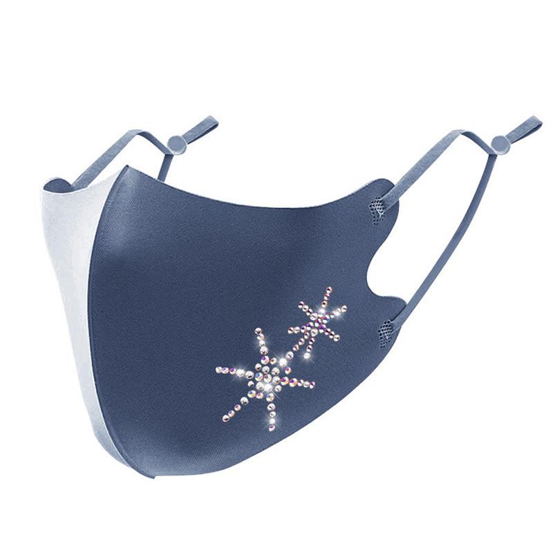Women's Sparkling Rhinestone F - مراجعة Cloth Face Mask Washable وسعره