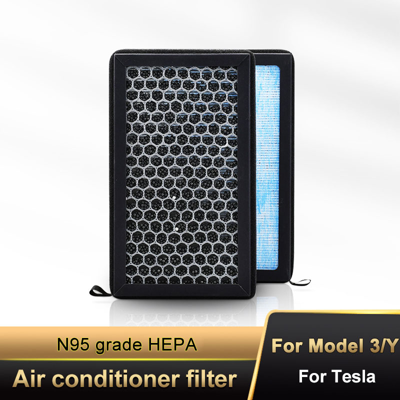 2pcs For Tesla Model 3 Model Y - مراجعة Filter Replacement N95 وسعره