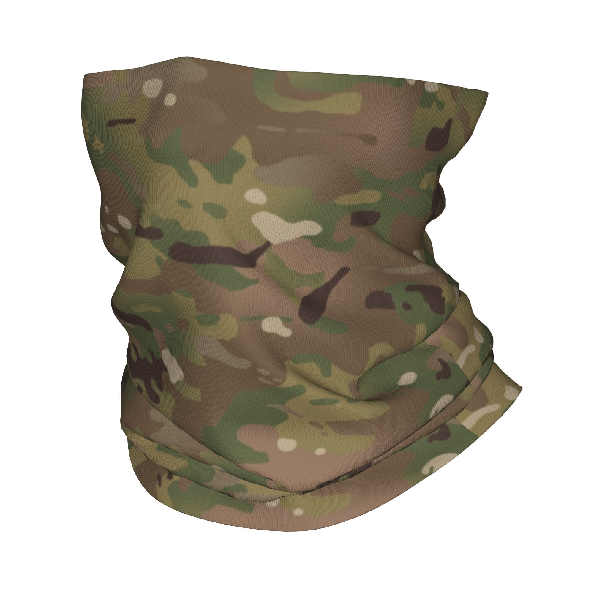 Custom Military Camouflage Pat - مراجعة Neck Gaiter Face Cover وسعره