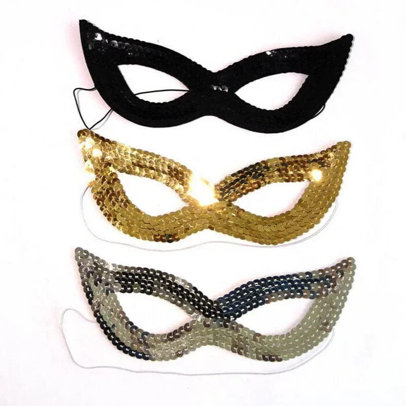 Women Girl Sequins Sexy Fox Ca - مراجعة Respirator Half Face وسعره