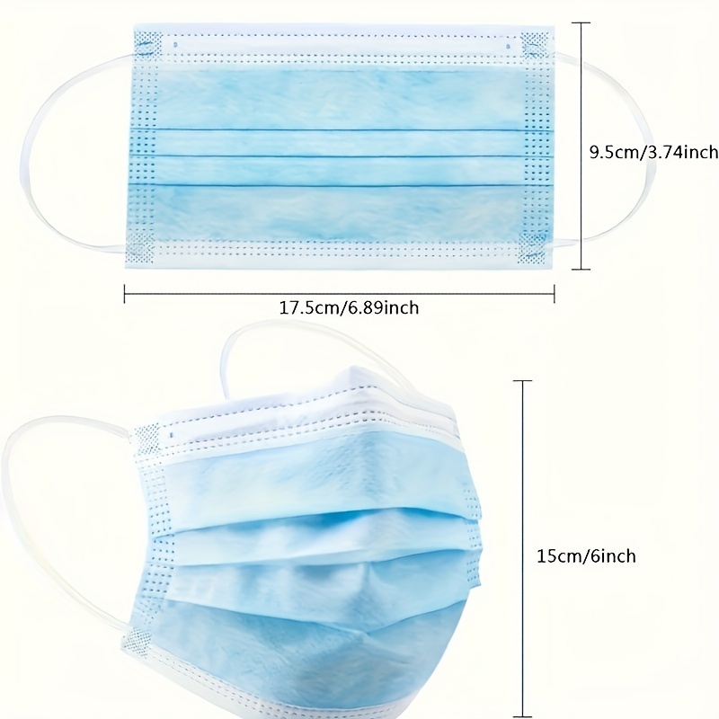 Delivery in 10 Days! 400Pcs Th - مراجعة Disposable Mask Blue وسعره