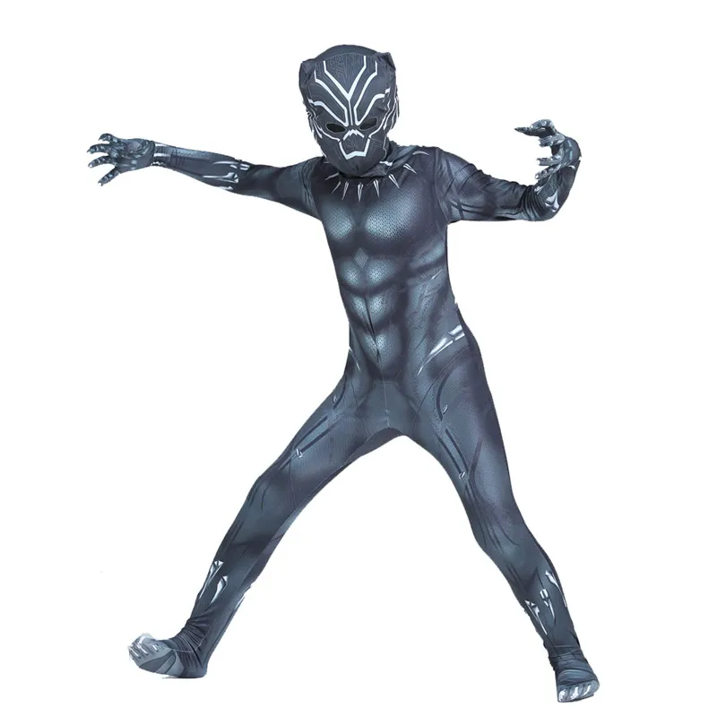 3-12Y Boy's Black Panther Cost - مراجعة Black Face Mask Pack وسعره