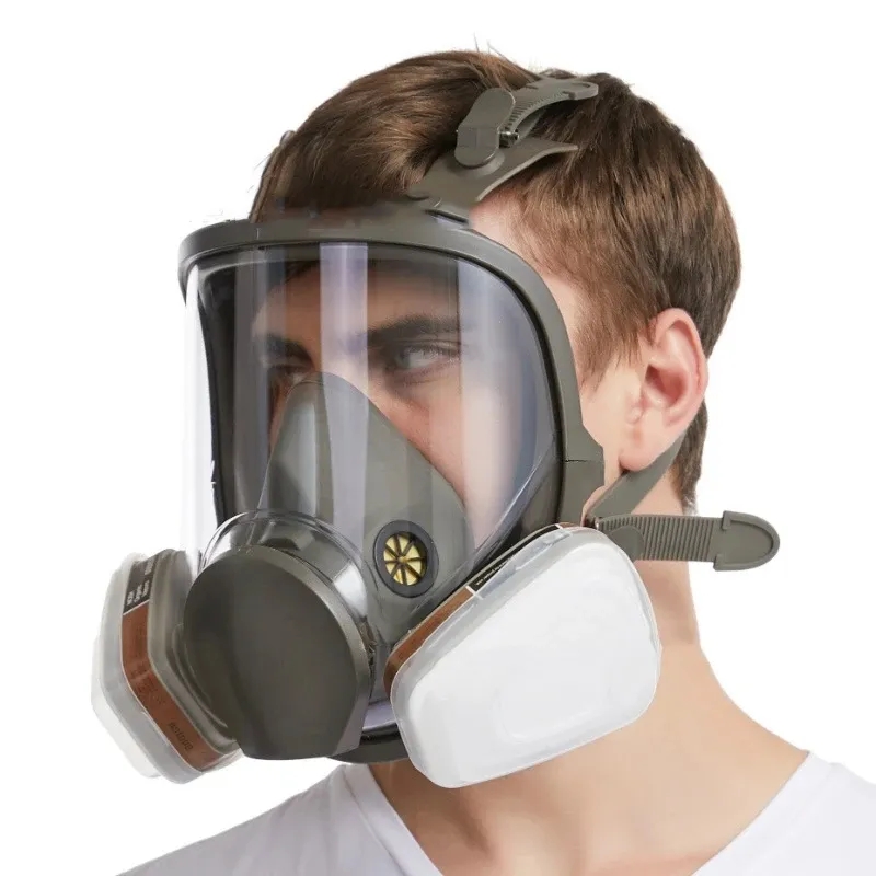 Large Size 6800 Gas Mask Full  - مراجعة Kn95 Respirator Mask وسعره