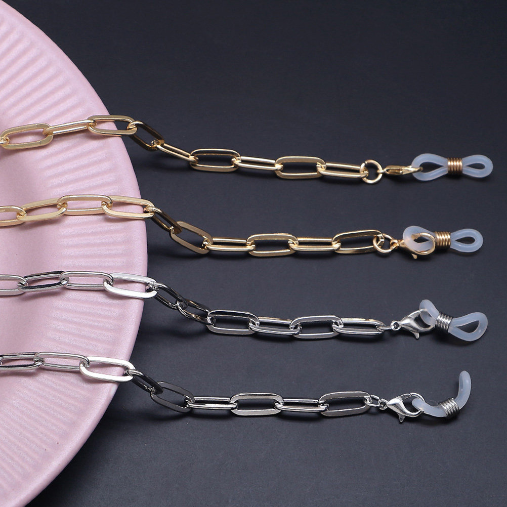 Gold Face Mask Lanyard Metal P - مراجعة Mask Chain Holder وسعره