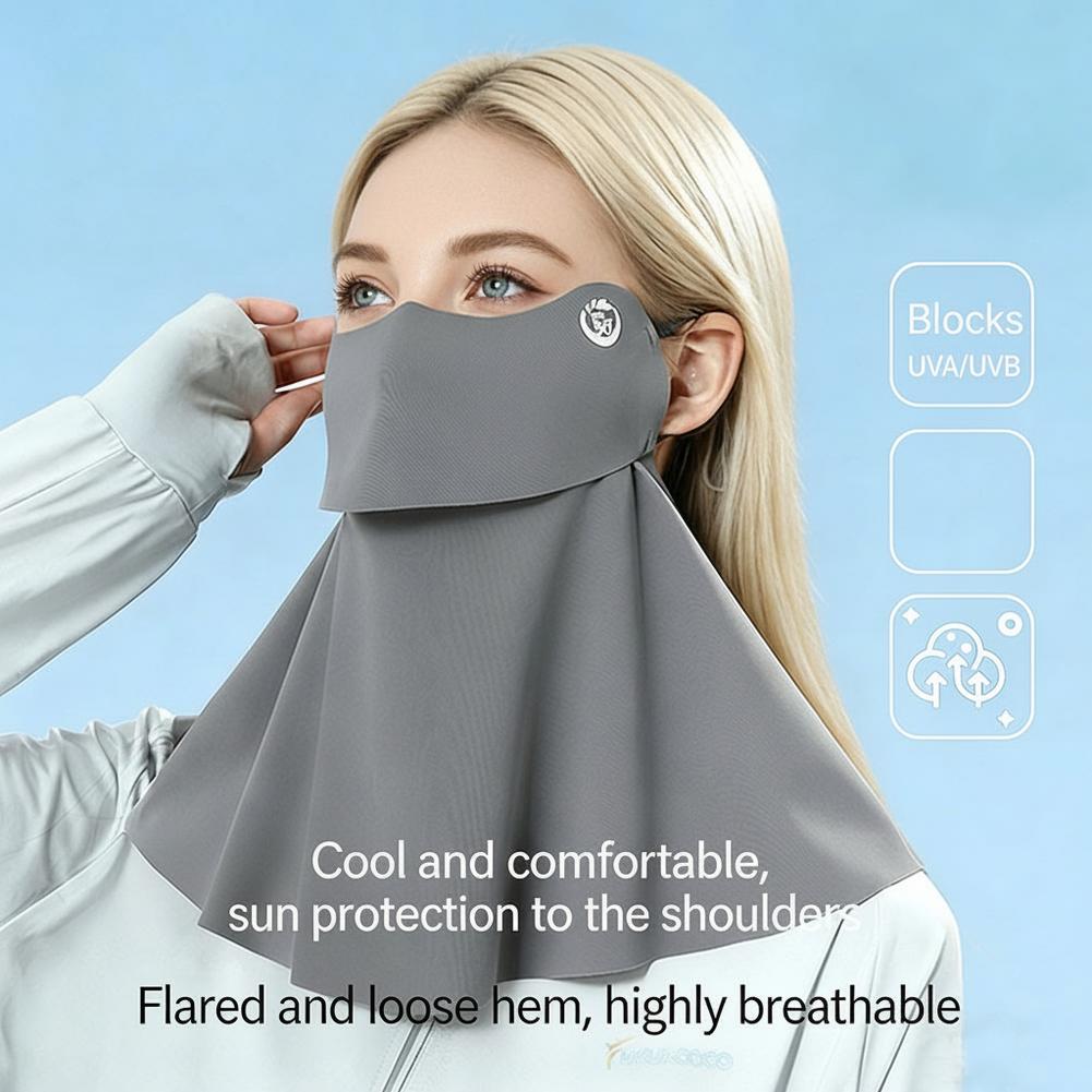 UPF50+ Cooling Sun Protection  - مراجعة Sports Mask Breathable وسعره