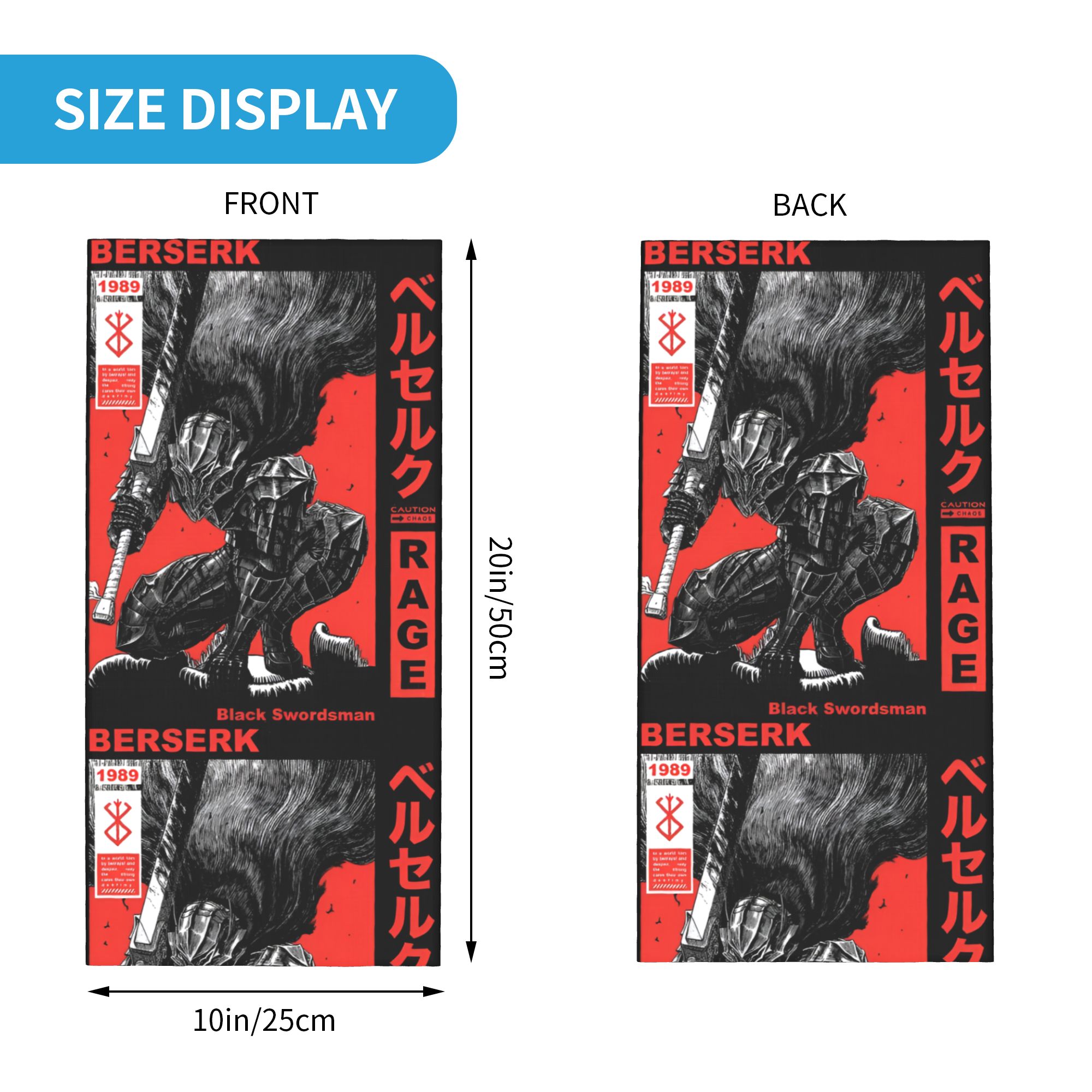 Custom B-Berserks Bandana Neck - مراجعة Neck Gaiter Face Cover وسعره