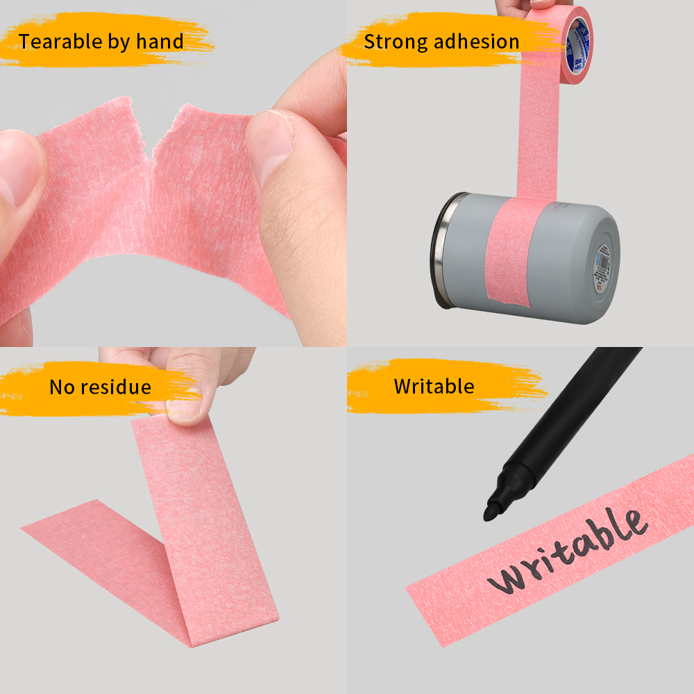 10m Pink Painters Tape 20m  Pa - مراجعة Black Face Mask Pack وسعره