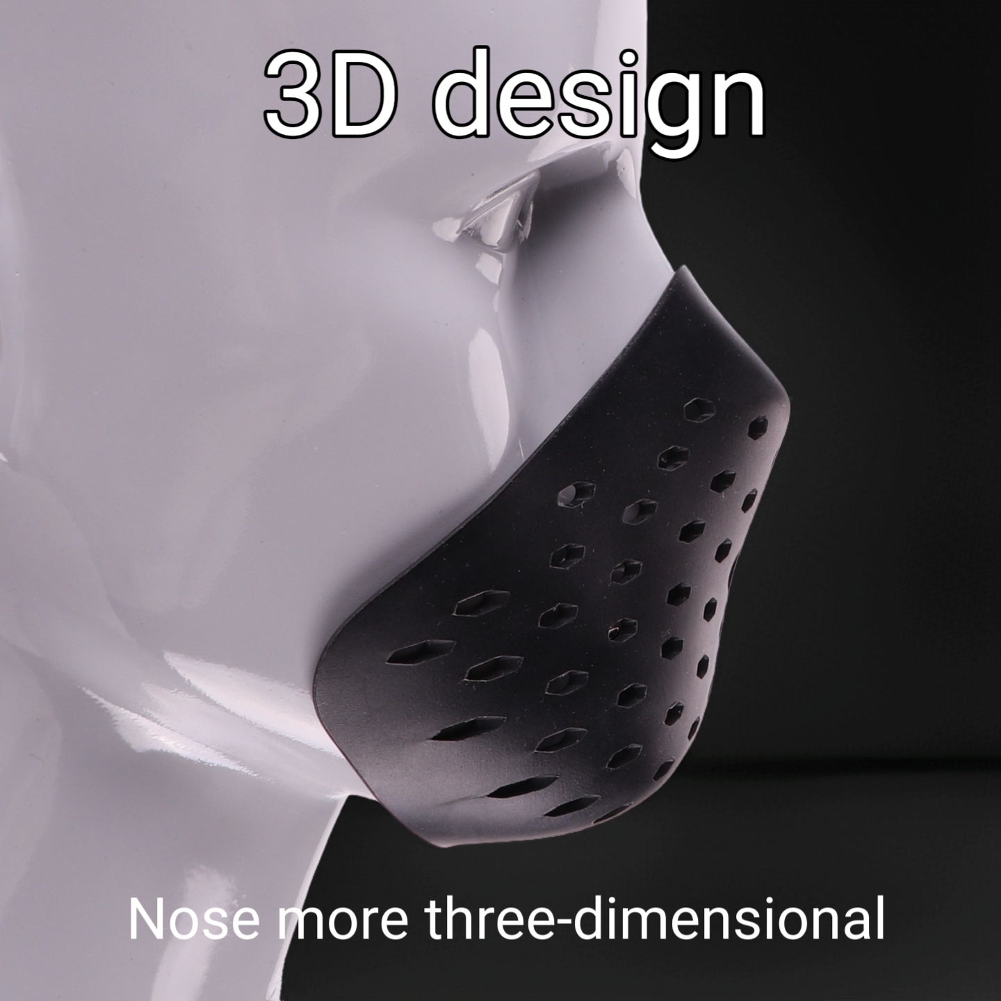 3D Halfface Bracket Silicone M - مراجعة Silicone Mask Bracket وسعره