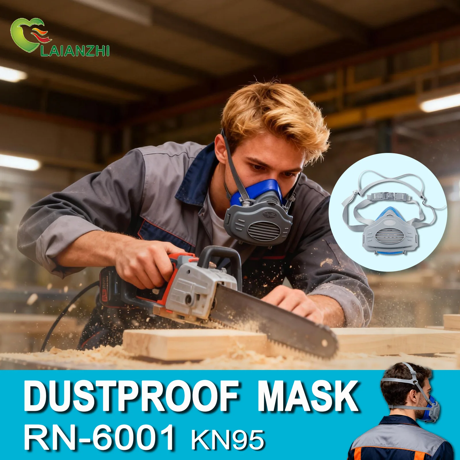 LAIANZHI Dust proof silicone m - مراجعة Dust Mask Construction وسعره